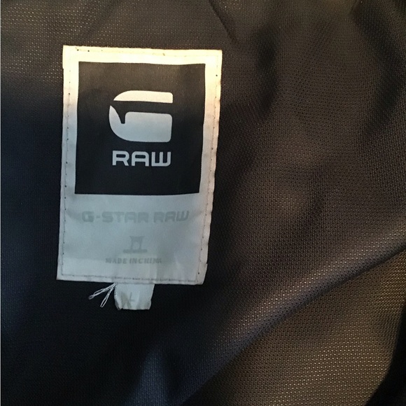 Mens G-Star Raw Denim Bomber Jacket - Picture 3 of 8